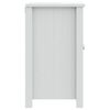 vidaXL Ντουλάπι Νιπτήρα BERG Λευκό 60 x 34 x 59 εκ. Μασίφ Ξύλο Πεύκου