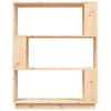 vidaXL Βιβλιοθήκη/Διαχωριστικό Χώρου 80x25x101 εκ. Μασίφ Ξύλο Πεύκου