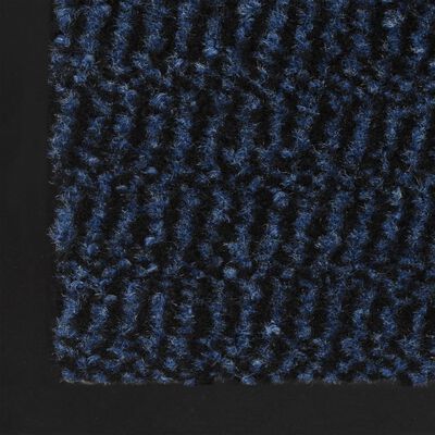 vidaXL Πατάκι Απορροφητικό Σκόνης Ορθογώνιο Μπλε 120x180 εκ. Θυσανωτό