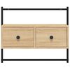 vidaXL Έπιπλο Τηλεόρασης Επιτοίχιο Sonoma Δρυς 60,5x30x51 εκ. Επ. Ξύλο