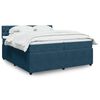vidaXL &Kappa;&rho;&epsilon;&beta;ά&tau;&iota; Boxspring &mu;&epsilon; &Sigma;&tau;&rho;ώ&mu;&alpha; &Mu;&pi;&lambda;&epsilon; 200x200 &epsilon;&kappa;. &Beta;&epsilon;&lambda;&omicron;ύ&delta;&iota;&nu;&omicron;