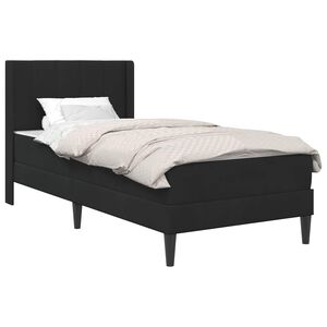 vidaXL &Sigma;&kappa;&epsilon;&lambda;&epsilon;&tau;ό&sigmaf; &kappa;&rho;&epsilon;&beta;&alpha;&tau;&iota;&omicron;ύ &mu;&epsilon; &sigma;&tau;&rho;ώ&mu;&alpha; &Mu;&alpha;ύ&rho;&omicron; 90 x 190 cm &Beta;&epsilon;&lambda;&omicron;ύ&delta;&omicron;