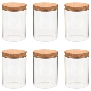 vidaXL &Beta;ά&zeta;&alpha; 6 &tau;&epsilon;&mu;. 650 ml &Gamma;&upsilon;ά&lambda;&iota;&nu;&alpha; &mu;&epsilon; &Kappa;&alpha;&pi;ά&kappa;&iota; &alpha;&pi;ό &Phi;&epsilon;&lambda;&lambda;ό