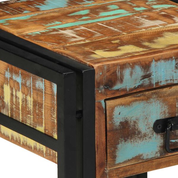 vidaXL Κομοδίνα 2 τμχ 40x40x50 εκ. Μασίφ Ανακυκλωμένο Ξύλο