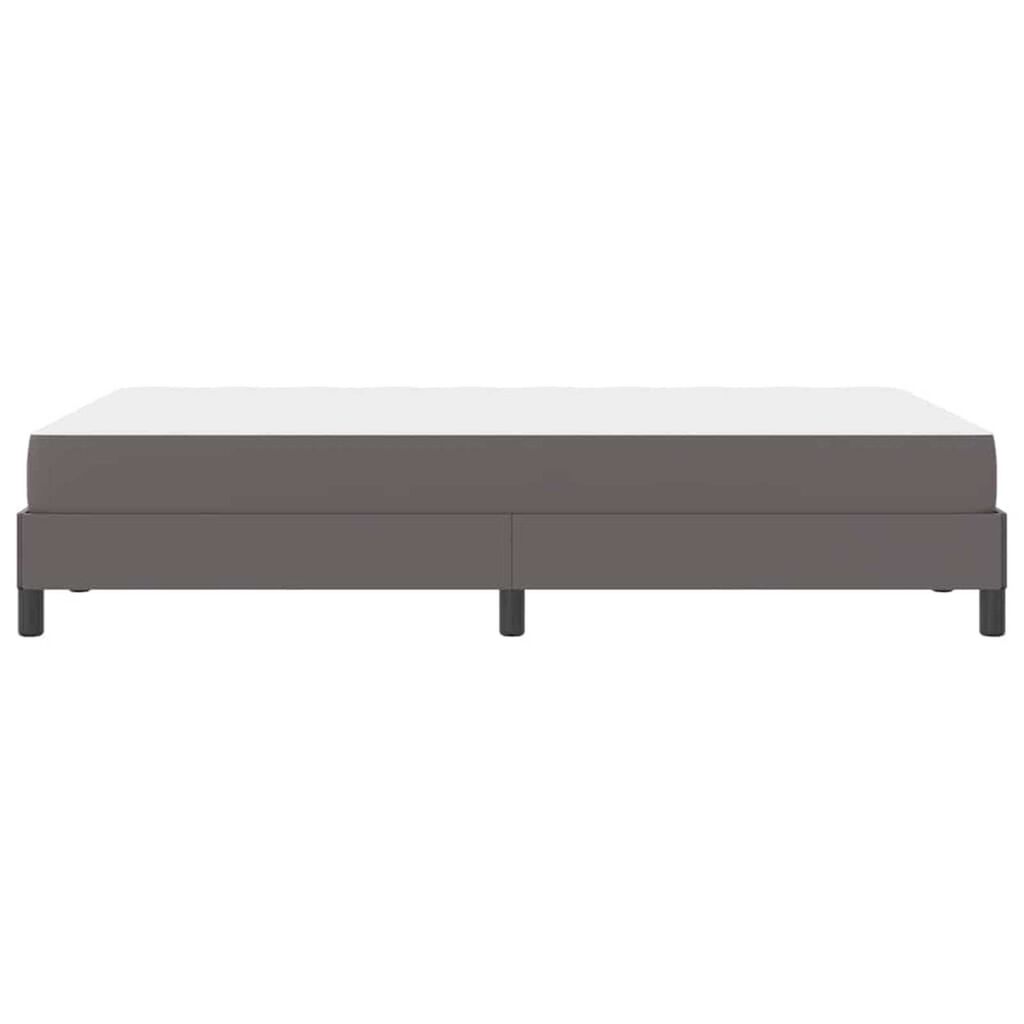 vidaXL Κρεβάτι Άλλο Γκρι 120 x 200 cm Τεχνητό δέρμα