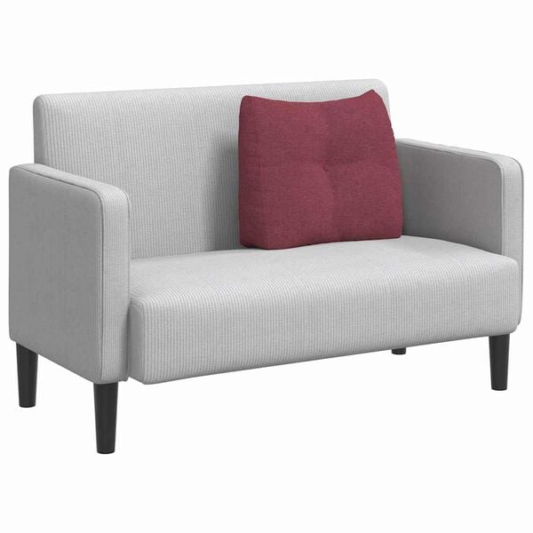 vidaXL Μαξιλάρι Πλάτης Κόκκινο 60 x 24 x 50 εκ ύφασμα