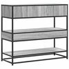 vidaXL Τραπέζι κονσόλας Γκρίζο Σονόμα 90x35x80 cm Ξύλινη κατασκευή
