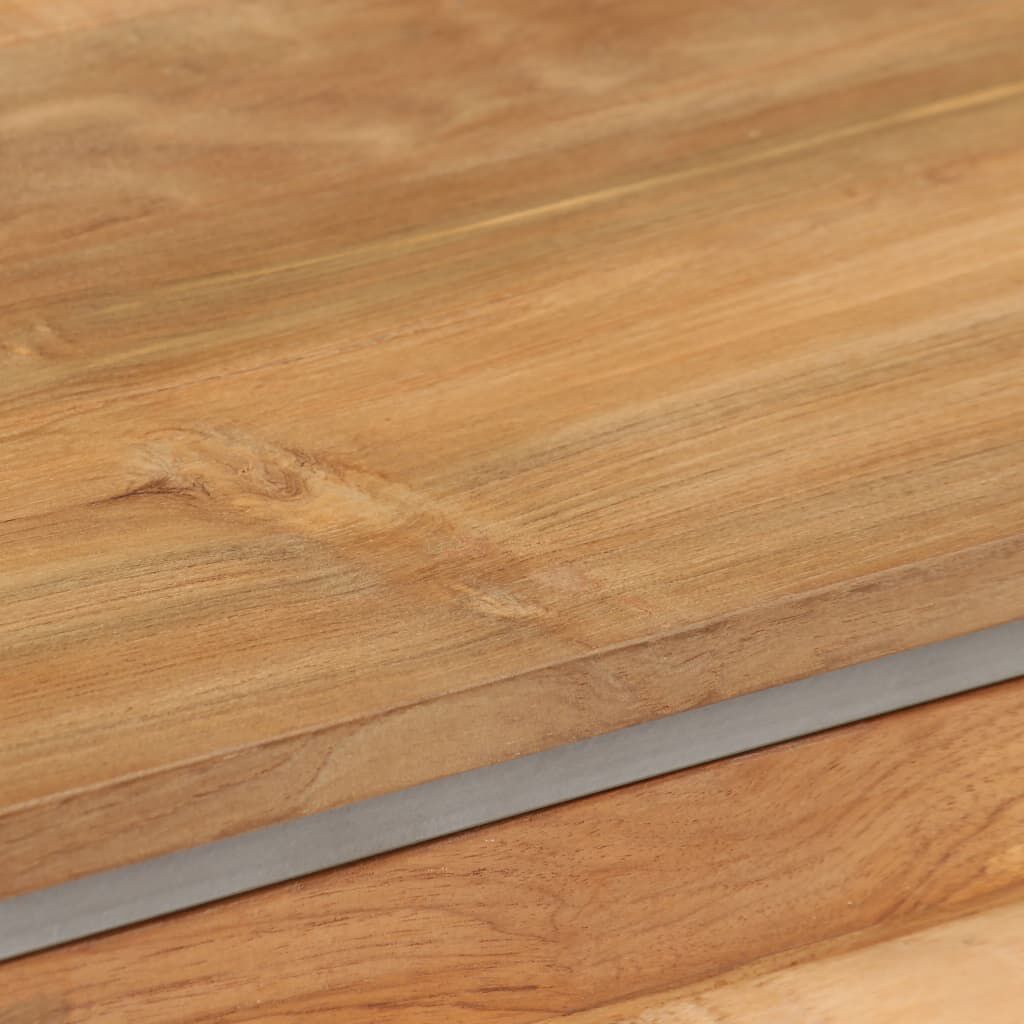vidaXL Έπιπλο Τηλεόρασης 120x30x40 εκ. Ανακυκλωμένο Ξύλο Teak & Ατσάλι
