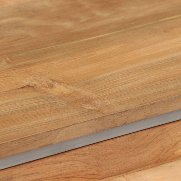 vidaXL Έπιπλο Τηλεόρασης 120x30x40 εκ. Ανακυκλωμένο Ξύλο Teak & Ατσάλι