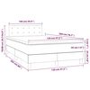 vidaXL &Kappa;&rho;&epsilon;&beta;ά&tau;&iota; Boxspring &mu;&epsilon; &Sigma;&tau;&rho;ώ&mu;&alpha; Taupe 120x200 &epsilon;&kappa;. &Upsilon;&phi;&alpha;&sigma;&mu;ά&tau;&iota;&nu;&omicron;