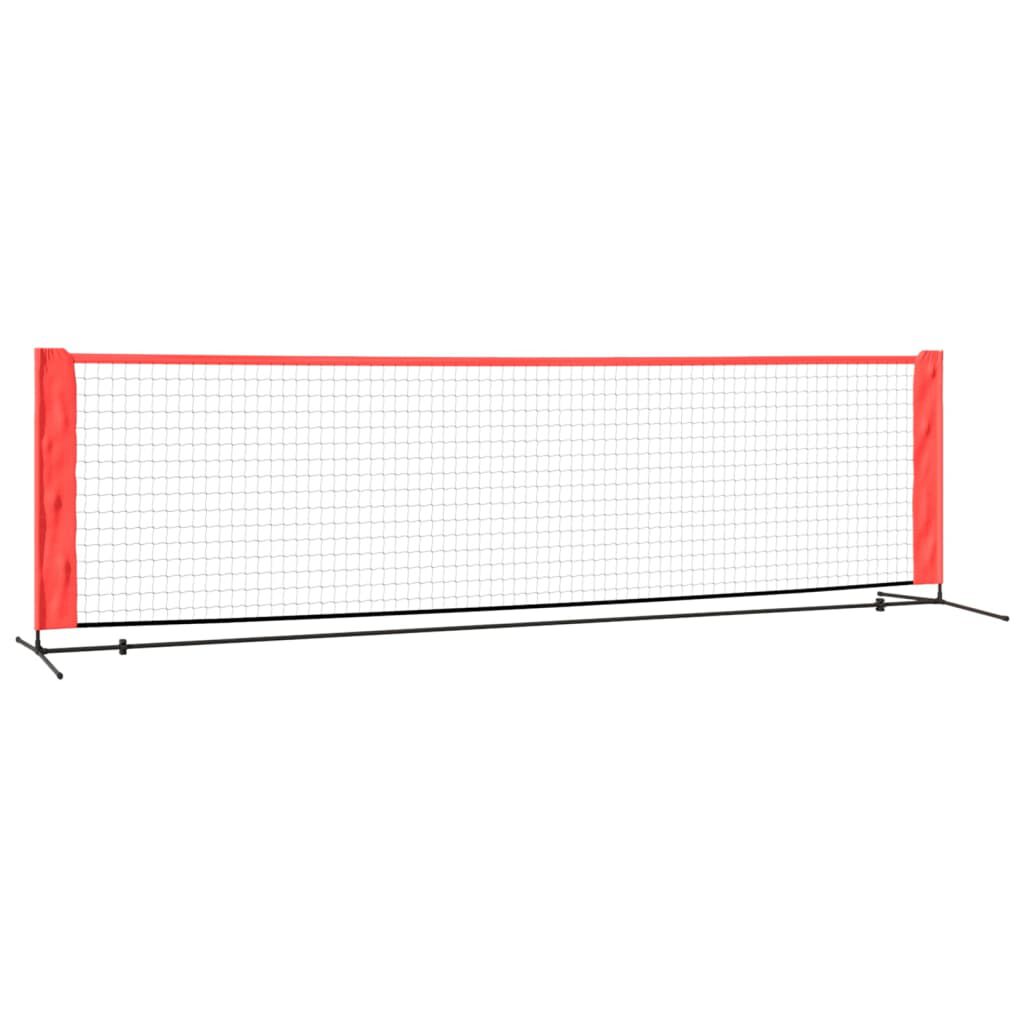 vidaXL Δίχτυ Τένις Μαύρο & Κόκκινο 300x100x87 εκ. από Πολυεστέρα
