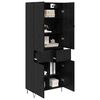 vidaXL Highboard &mu;&epsilon; &sigma;&upsilon;&rho;&tau;ά&rho;&iota; 2 pcs &Mu;&alpha;ύ&rho;&eta; &Omicron;&xi;&upsilon;ά &Mu;&eta;&chi;&alpha;&nu;&iota;&kappa;ή &xi;&upsilon;&lambda;&epsilon;ί&alpha; &kappa;&alpha;&iota; &gamma;&upsilon;&alpha;&lambda;ί