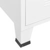 vidaXL Ντουλάπα Βιομηχανική Λευκή 90 x 50 x 180 εκ. Μεταλλική