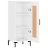 vidaXL Ντουλάπι Γυαλιστερό Λευκό 34,5x34x90 εκ. Επεξεργασμένο Ξύλο