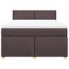 vidaXL &Kappa;&rho;&epsilon;&beta;ά&tau;&iota; Boxspring &mu;&epsilon; &Sigma;&tau;&rho;ώ&mu;&alpha; &Sigma;&kappa;&omicron;ύ&rho;&omicron; &Kappa;&alpha;&phi;έ 140x190 &epsilon;&kappa;. &Upsilon;&phi;&alpha;&sigma;&mu;ά&tau;&iota;&nu;&omicron;