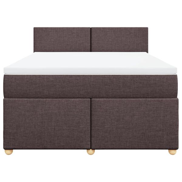 vidaXL &Kappa;&rho;&epsilon;&beta;ά&tau;&iota; Boxspring &mu;&epsilon; &Sigma;&tau;&rho;ώ&mu;&alpha; &Sigma;&kappa;&omicron;ύ&rho;&omicron; &Kappa;&alpha;&phi;έ 140x190 &epsilon;&kappa;. &Upsilon;&phi;&alpha;&sigma;&mu;ά&tau;&iota;&nu;&omicron;