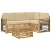 vidaXL &Sigma;&epsilon;&iota;&rho;ά &Kappa;&alpha;&nu;&alpha;&pi;έ &Epsilon;&xi;&omega;&tau;&epsilon;&rho;&iota;&kappa;&omicron;ύ 5 pcs &Lambda;&epsilon;&upsilon;&kappa;ό &kappa;&alpha;&iota; &Mu;&pi;&epsilon;&zeta; 59 x 59 x 37 &epsilon;&kappa;