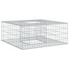 vidaXL &Alpha;&nu;&alpha;&sigma;&eta;&kappa;&omega;&mu;έ&nu;&omicron; &kappa;&rho;&epsilon;&beta;ά&tau;&iota; gabion 100 x 100 x 40 cm &Alpha;&sigma;&eta;&mu;ί