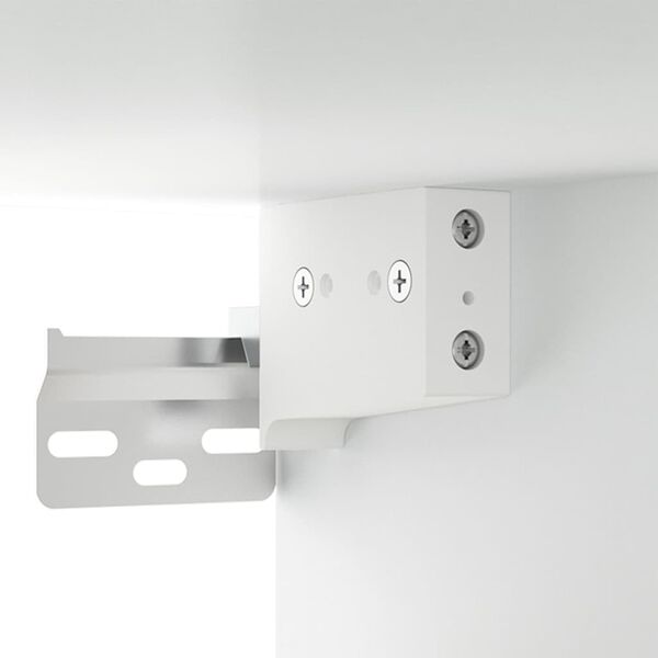 vidaXL Κομοδίνα Επιτοίχια 2 τεμ. Λευκά 35x35x20 εκ.