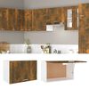 vidaXL Κρεμαστό Ντουλάπι "Lyon" Καπνιστή Δρυς 60x31x40 εκ. από Τεχνητό Ξύλο