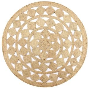 vidaXL Χαλί Χειροποίητο Πλεκτό 90 εκ. από Γιούτα