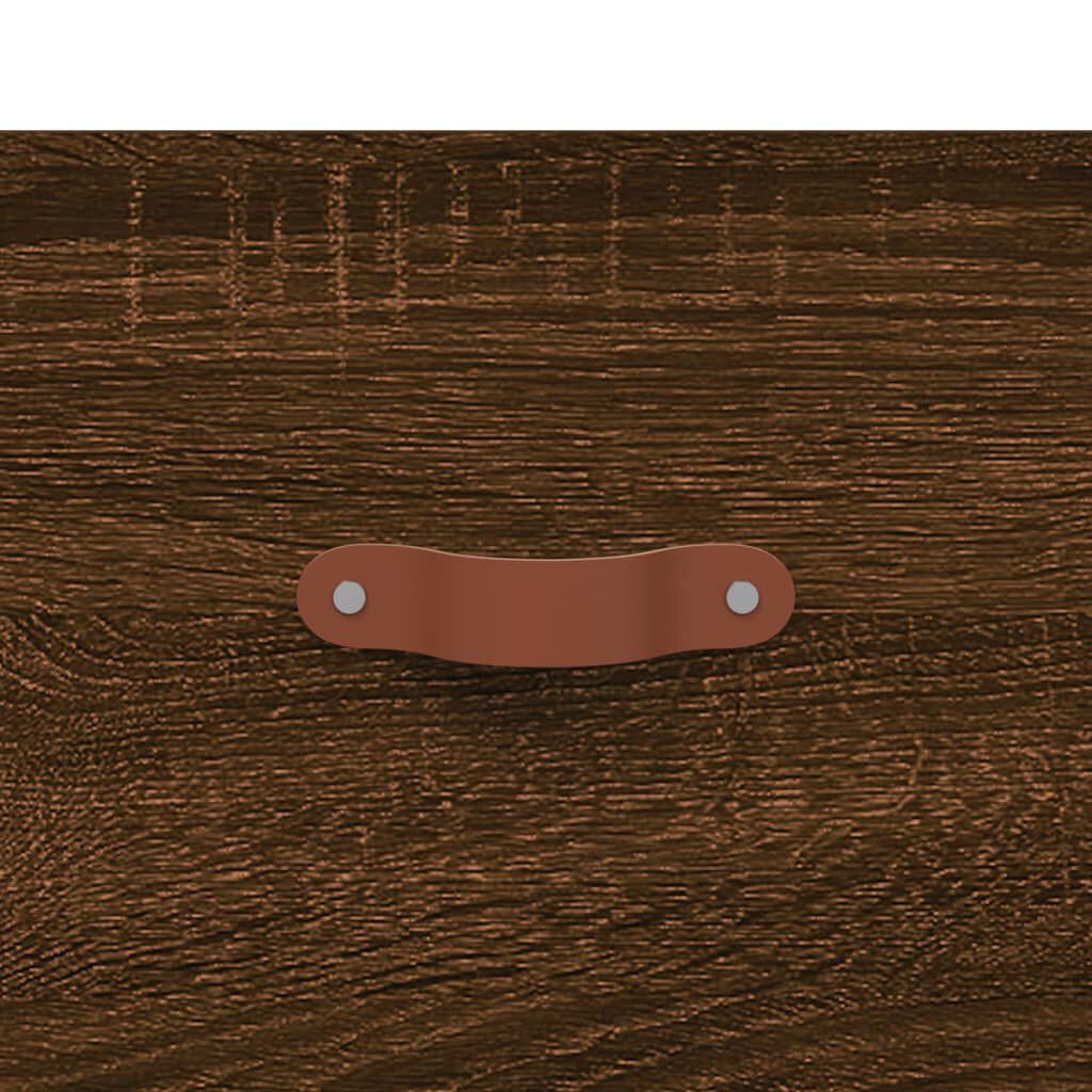 vidaXL Τραπεζάκια Σαλονιού 2 τεμ Brown Oak 50x50x40 εκ Επεξ. Ξύλο