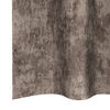 vidaXL Κουρτίνα με κουρτίνες 2 pcs Καπουτσίνο 140 x 140 cm Βελούδο
