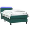 vidaXL &Kappa;&rho;&epsilon;&beta;ά&tau;&iota; Boxspring &mu;&epsilon; &Sigma;&tau;&rho;ώ&mu;&alpha; & LED &Sigma;&kappa;&omicron;ύ&rho;&omicron; &pi;&rho;ά&sigma;&iota;&nu;&omicron; 80x210 cm Velvet