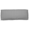 vidaXL Μαξιλάρι παλέτας για πλάτη Γκρι 120 x 40 x 12 cm Ύφασμα Oxford