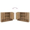 vidaXL Σετ Επίπλων Μπάνιου 4 pcs artisan δρυς 30 x 35 x 192 εκ.