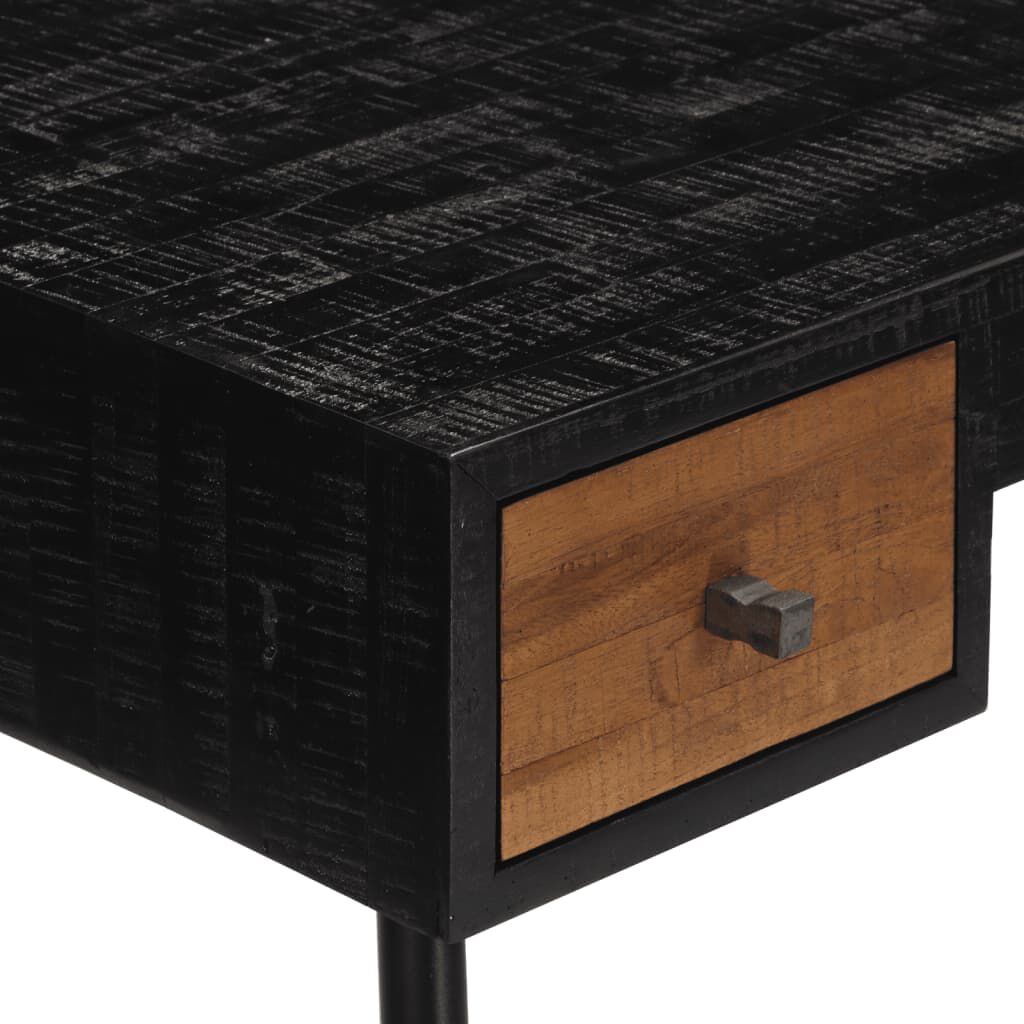 vidaXL Γραφείο 117 x 56,5 x 75 εκ. από Μασίφ Ανακυκλωμένο Teak