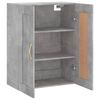 vidaXL Ντουλάπι Επιτοίχιο Γκρι Σκυροδεμ. 69,5x34x90 εκ. Επεξεργ. Ξύλο