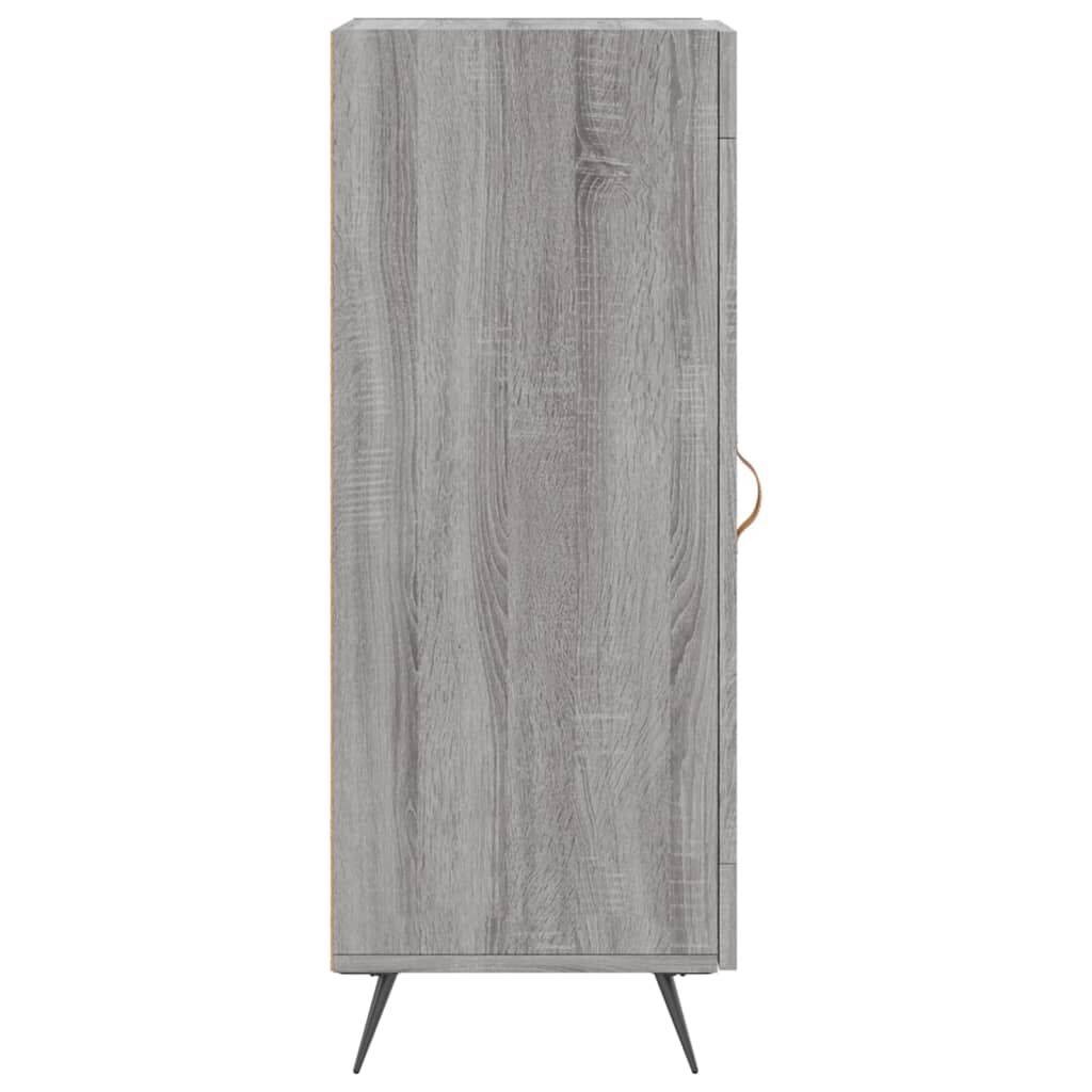vidaXL Ντουλάπι Γκρι Sonoma 34,5x34x90 εκ. από Επεξεργασμένο Ξύλο