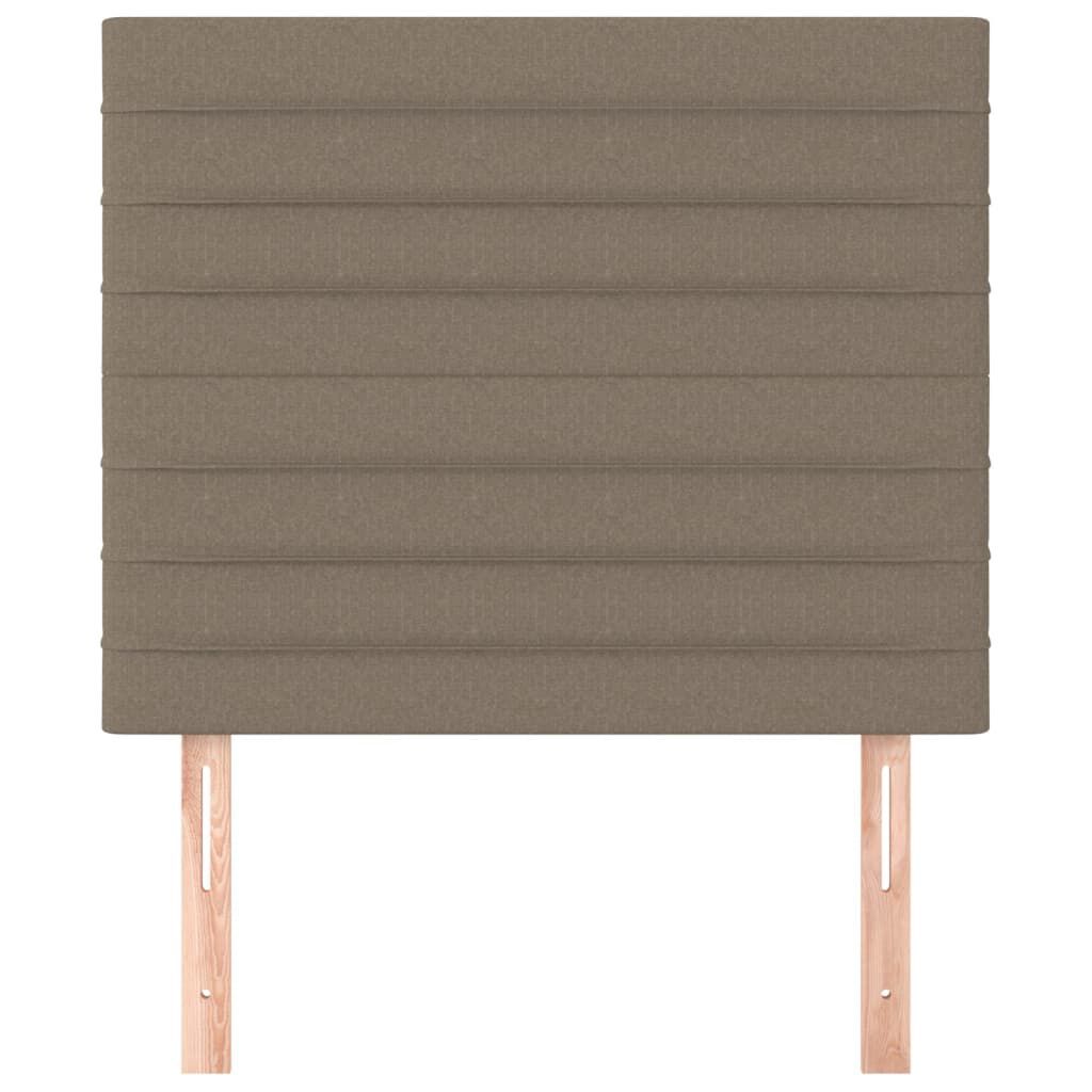 vidaXL Κεφαλάρια Κρεβατιού 2 τεμ. Taupe 100x5x78/88 εκ. Υφασμάτινο