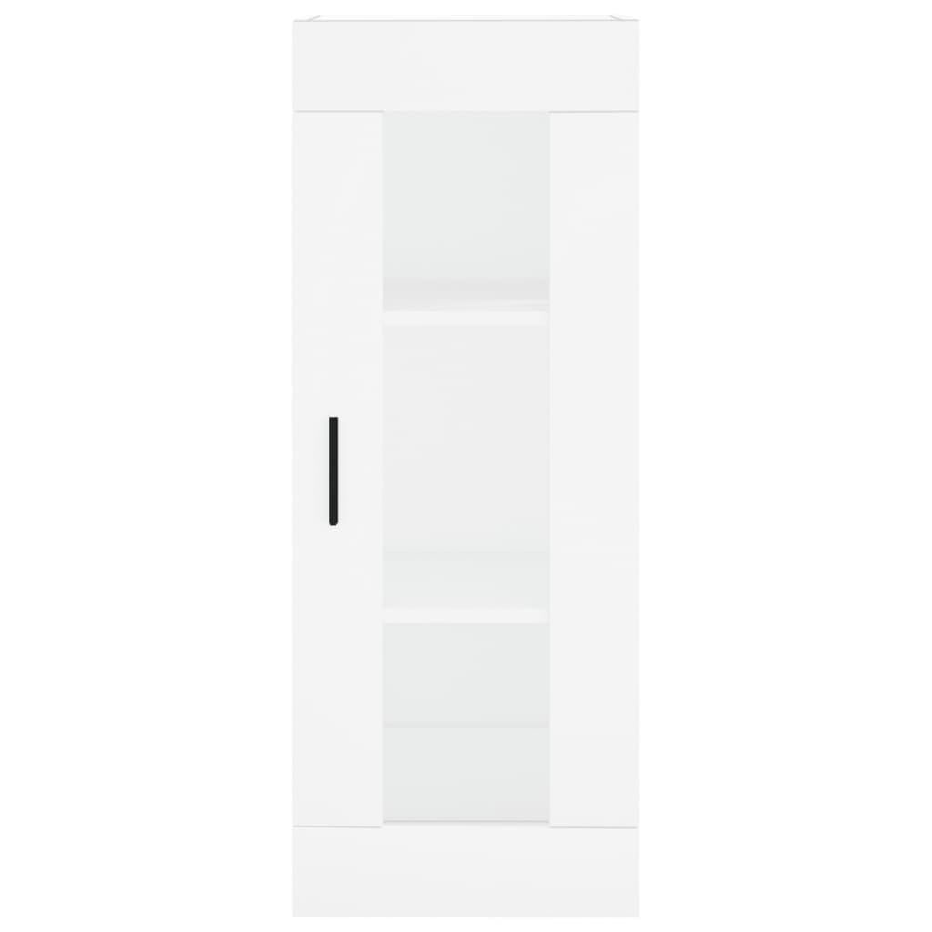 vidaXL Ντουλάπι Λευκό 34,5 x 34 x 180 εκ. από Επεξεργασμένο Ξύλο