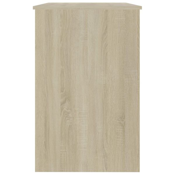vidaXL Γραφείο Χρώμα Sonoma Δρυς 100 x 50 x 76 εκ. από Επεξ. Ξύλο