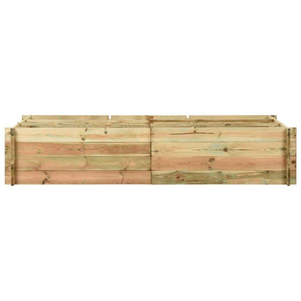 vidaXL Μποστάνι Λαχανόκηπου 197 x 100 x 40 εκ. Εμποτισμένο Ξύλο Πεύκου