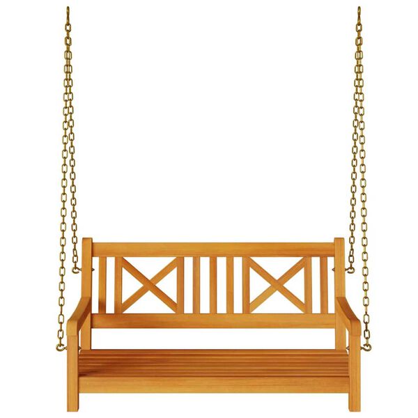 vidaXL Κούνια Κήπου Καφέ 119 x 35 x 47 εκ. Μασίφ ξύλο ακακίας