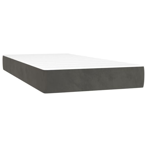 vidaXL &Kappa;&rho;&epsilon;&beta;ά&tau;&iota; Boxspring &mu;&epsilon; &Sigma;&tau;&rho;ώ&mu;&alpha; &Sigma;&kappa;&omicron;ύ&rho;&omicron; &Gamma;&kappa;&rho;&iota; 90x190 &epsilon;&kappa;. &Beta;&epsilon;&lambda;&omicron;ύ&delta;&iota;&nu;&omicron;