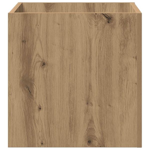 vidaXL Κουτί γλάστρας Artisan Oak 40x40x40 cm Κατασκευασμένο ξύλο