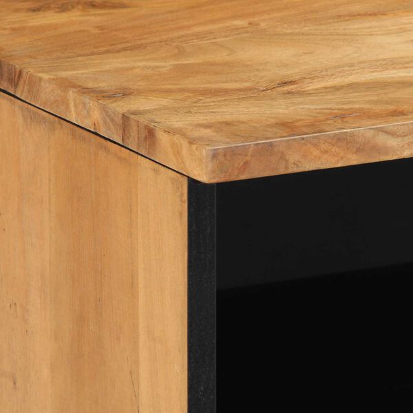 vidaXL Έπιπλο Τηλεόρασης Καφέ 100 x 33.5 x 46 εκ Μασίφ ξύλο ακακίας