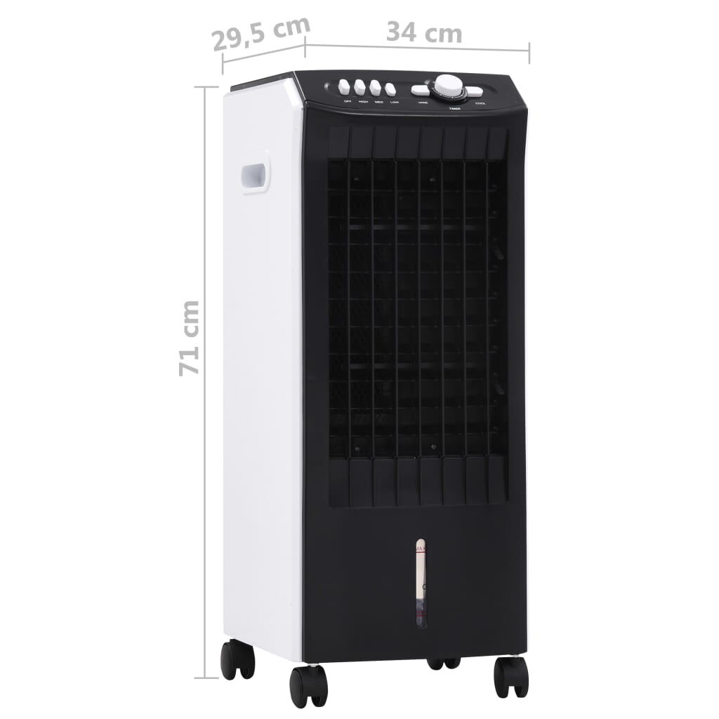vidaXL Air Cooler / Υγραντήρας / Ιονιστής 3 σε 1 Φορητό 65 W