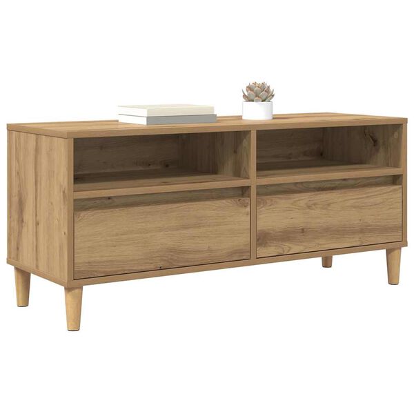 vidaXL &Nu;&tau;&omicron;&upsilon;&lambda;ά&pi;&iota; TV &mu;&epsilon; &sigma;&upsilon;&rho;&tau;ά&rho;&iota; Artisan Oak 100 x 34,5 x 44,5 &epsilon;&kappa;.