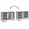 vidaXL Ντουλάπι Νιπτήρα Μπάνιου Γκρι Sonoma 91x35x60 εκ. Επεξ. Ξύλο