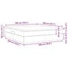vidaXL Κρεβάτι με αποθηκευτικό χώρο και στρώμα με στρώμα Σκούρο Γκρι