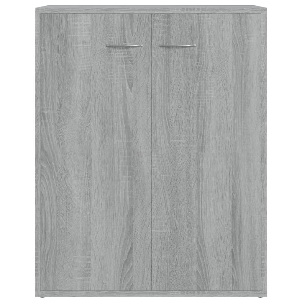 vidaXL Ντουλάπι Γκρι Sonoma 60x30x75 εκ. από Επεξεργασμένο Ξύλο