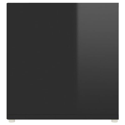 vidaXL Έπιπλο Τηλεόρασης Γυαλιστερό Μαύρο 107x35x37 εκ. Μοριοσανίδα