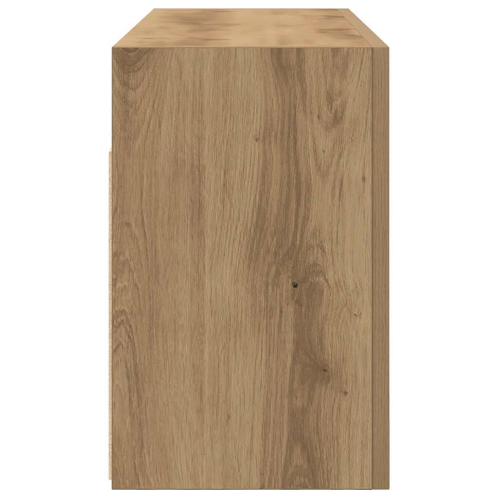 vidaXL Ντουλάπι τοίχου μπάνιου Artisan Oak Κατασκευασμένο ξύλο