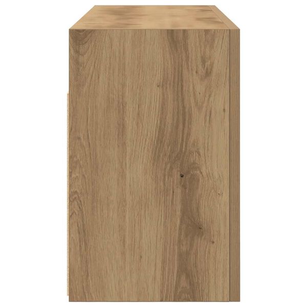 vidaXL Ντουλάπι τοίχου μπάνιου Artisan Oak Κατασκευασμένο ξύλο