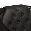 vidaXL Πολυθρόνα Aviator Μαύρη από Γνήσιο Δέρμα